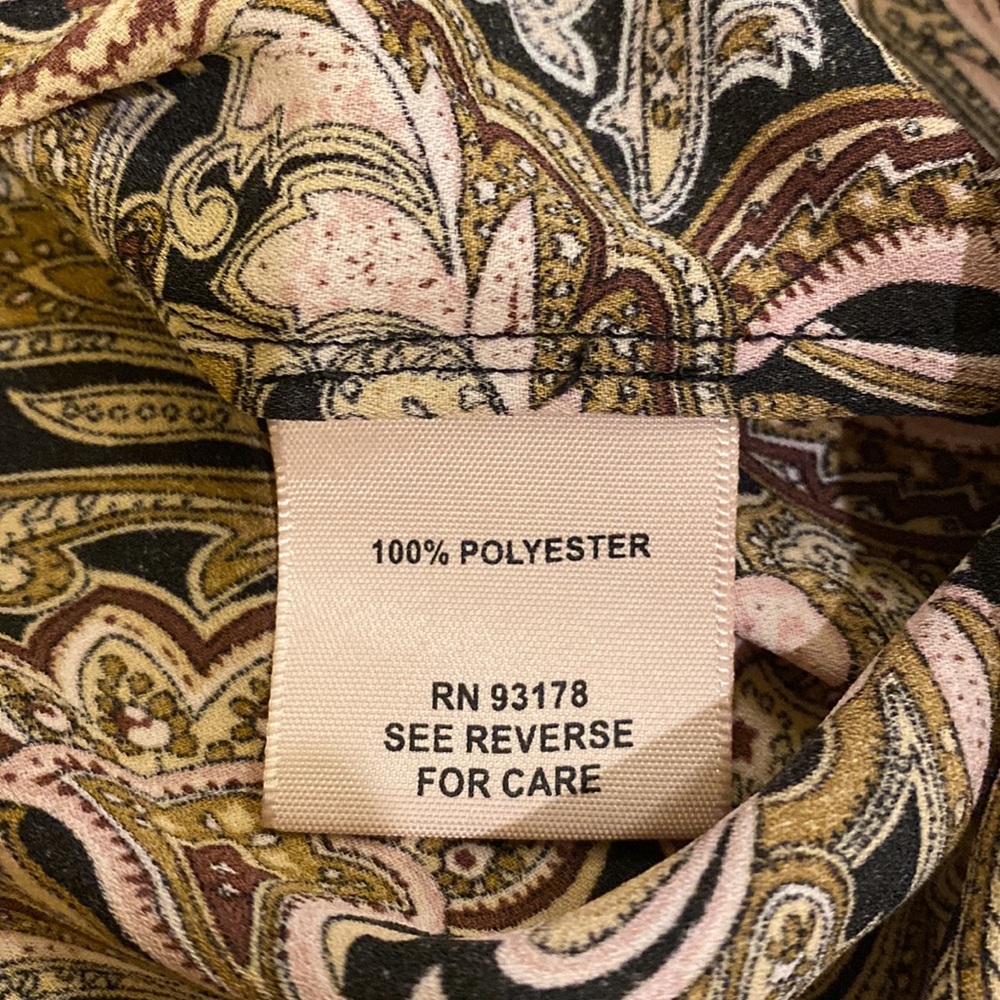 Philosophy Paisley Sleeveless Top - Picture 7 of 7